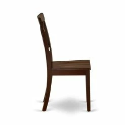 Budget 🤩 East West Furniture Boston 11" Wood Dining Chairs In Mahogany (Set Of 2) 🤩 -Cheap Office Chairs Store 2352206 4 L
