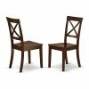 Budget 🤩 East West Furniture Boston 11" Wood Dining Chairs In Mahogany (Set Of 2) 🤩 -Cheap Office Chairs Store 2352206 L