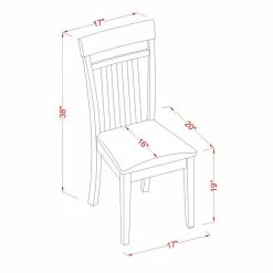 New 😀 East West Furniture Capri 39" Leather Dining Chairs In Mahogany (Set Of 2) 🔥 7 New 😀 East West Furniture Capri 39" Leather Dining Chairs In Mahogany (Set Of 2) 🔥 -Cheap Office Chairs Store 2352222 2 L