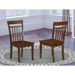 Buy 🔔 East West Furniture Capri 11" Wood Dining Chairs In Mahogany (Set Of 2) ⭐ 6 Buy 🔔 East West Furniture Capri 11" Wood Dining Chairs In Mahogany (Set Of 2) ⭐ -Cheap Office Chairs Store 2352223 1 L
