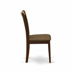 Budget 🔔 East West Furniture Clarksville 41" Fabric Dining Chairs In Mahogany (Set Of 2) ✨ -Cheap Office Chairs Store 2352229 4 L