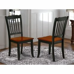 Promo ❤️ East West Furniture Danbury 11" Wood Dining Chairs In Black/Cherry (Set Of 2) 💯 9 Promo ❤️ East West Furniture Danbury 11" Wood Dining Chairs In Black/Cherry (Set Of 2) 💯 -Cheap Office Chairs Store 2352247 1 L