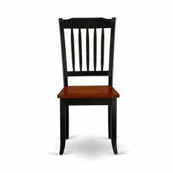 Promo ❤️ East West Furniture Danbury 11" Wood Dining Chairs In Black/Cherry (Set Of 2) 💯 11 Promo ❤️ East West Furniture Danbury 11" Wood Dining Chairs In Black/Cherry (Set Of 2) 💯 -Cheap Office Chairs Store 2352247 3 L