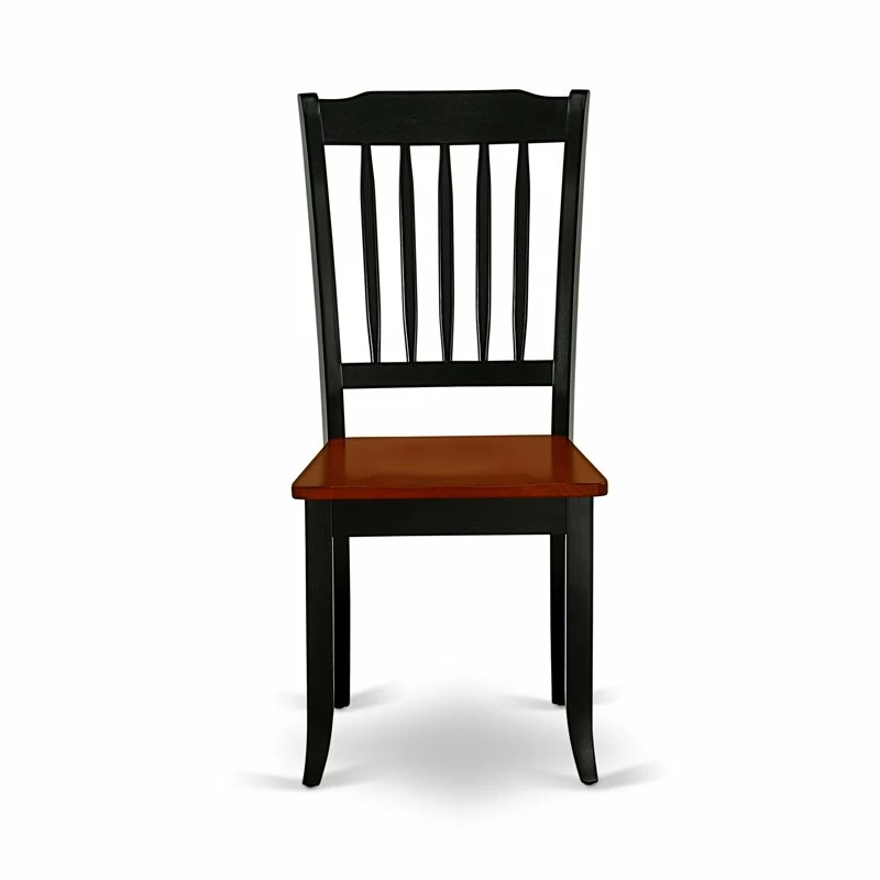 Promo ❤️ East West Furniture Danbury 11" Wood Dining Chairs In Black/Cherry (Set Of 2) 💯 6 Promo ❤️ East West Furniture Danbury 11" Wood Dining Chairs In Black/Cherry (Set Of 2) 💯 - Image 4