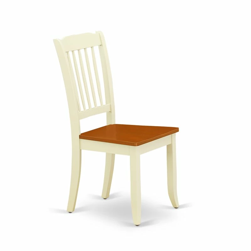 Best Pirce ๐ East West Furniture Danbury 11" Wood Dining Chairs In Cream/Cherry (Set Of 2) โค๏ธ 5 Best Pirce ๐ East West Furniture Danbury 11" Wood Dining Chairs In Cream/Cherry (Set Of 2) โค๏ธ - Image 3