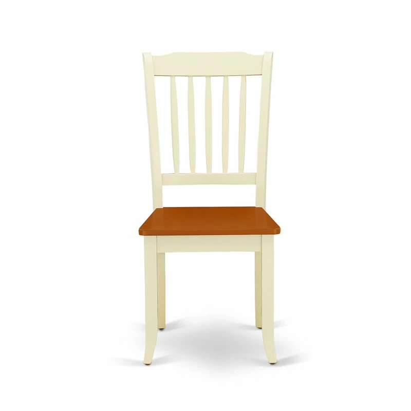 Best Pirce ๐ East West Furniture Danbury 11" Wood Dining Chairs In Cream/Cherry (Set Of 2) โค๏ธ 6 Best Pirce ๐ East West Furniture Danbury 11" Wood Dining Chairs In Cream/Cherry (Set Of 2) โค๏ธ - Image 4