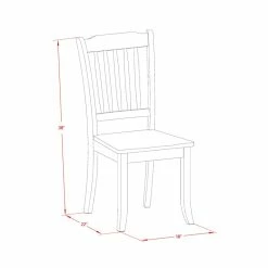 Best Pirce ๐ East West Furniture Danbury 11" Wood Dining Chairs In Cream/Cherry (Set Of 2) โค๏ธ 13 Best Pirce ๐ East West Furniture Danbury 11" Wood Dining Chairs In Cream/Cherry (Set Of 2) โค๏ธ -Cheap Office Chairs Store 2352249 5 L