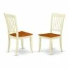 Best Pirce 👍 East West Furniture Danbury 11" Wood Dining Chairs In Cream/Cherry (Set Of 2) ❤️ -Cheap Office Chairs Store 2352249 L