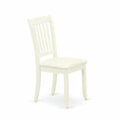 Brand new 🎉 East West Furniture Danbury 38" Fabric Dining Chairs In Linen White (Set Of 2) 🤩 -Cheap Office Chairs Store 2352250 2 L