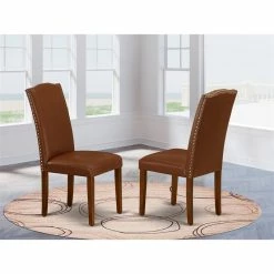 Best Sale ⌛ East West Furniture Encinal 40" Faux Leather Dining Chair In Brown (Set Of 2) 🛒 9 Best Sale ⌛ East West Furniture Encinal 40" Faux Leather Dining Chair In Brown (Set Of 2) 🛒 -Cheap Office Chairs Store 2352298 1 L