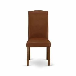 Best Sale ⌛ East West Furniture Encinal 40" Faux Leather Dining Chair In Brown (Set Of 2) 🛒 11 Best Sale ⌛ East West Furniture Encinal 40" Faux Leather Dining Chair In Brown (Set Of 2) 🛒 -Cheap Office Chairs Store 2352298 3 L