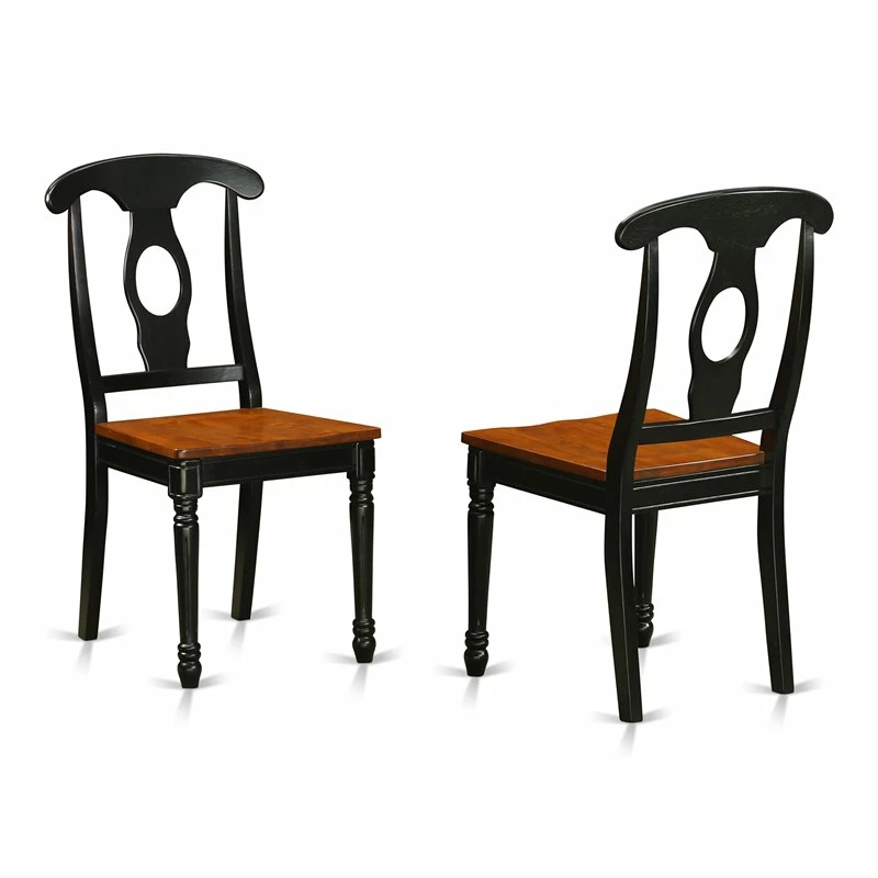 Wholesale 😉 East West Furniture Napoleon 10" Wood Dining Chairs In Black/Cherry (Set Of 2) ⌛ 3 Wholesale 😉 East West Furniture Napoleon 10" Wood Dining Chairs In Black/Cherry (Set Of 2) ⌛