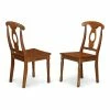 Deals 🔥 East West Furniture Napoleon 10" Wood Dining Chairs In Saddle Brown (Set Of 2) 🥰 -Cheap Office Chairs Store 2352345 L