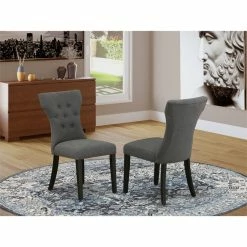 Budget ๐ East West Furniture Gallitin 41" Fabric Dining Chairs In Black/Gray (Set Of 2) ๐ 9 Budget ๐ East West Furniture Gallitin 41" Fabric Dining Chairs In Black/Gray (Set Of 2) ๐ -Cheap Office Chairs Store 2352350 1 L