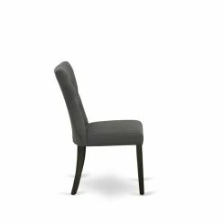 Budget ๐ East West Furniture Gallitin 41" Fabric Dining Chairs In Black/Gray (Set Of 2) ๐ 12 Budget ๐ East West Furniture Gallitin 41" Fabric Dining Chairs In Black/Gray (Set Of 2) ๐ -Cheap Office Chairs Store 2352350 4 L