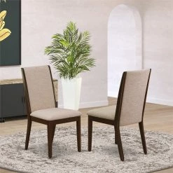 Coupon 🥰 East West Furniture Lancy 39" Fabric Dining Chairs In Mahogany/Brown (Set Of 2) 👏 9 Coupon 🥰 East West Furniture Lancy 39" Fabric Dining Chairs In Mahogany/Brown (Set Of 2) 👏 -Cheap Office Chairs Store 2352356 1 L