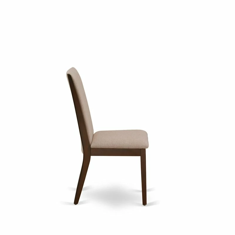 Coupon 🥰 East West Furniture Lancy 39" Fabric Dining Chairs In Mahogany/Brown (Set Of 2) 👏 7 Coupon 🥰 East West Furniture Lancy 39" Fabric Dining Chairs In Mahogany/Brown (Set Of 2) 👏 - Image 5