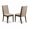 Coupon 🥰 East West Furniture Lancy 39" Fabric Dining Chairs In Mahogany/Brown (Set Of 2) 👏 -Cheap Office Chairs Store 2352356 L