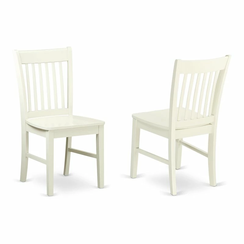 Discount ⌛ East West Furniture Norfolk 11" Wood Dining Chairs In Linen White (Set Of 2) 🔔 3 Discount ⌛ East West Furniture Norfolk 11" Wood Dining Chairs In Linen White (Set Of 2) 🔔