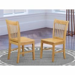 Buy 💯 East West Furniture Norfol 11" Wood Dining Chairs In Oak (Set Of 2) 🛒 6 Buy 💯 East West Furniture Norfol 11" Wood Dining Chairs In Oak (Set Of 2) 🛒 -Cheap Office Chairs Store 2352368 1 L