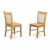 Buy 💯 East West Furniture Norfol 11" Wood Dining Chairs In Oak (Set Of 2) 🛒 -Cheap Office Chairs Store 2352368 L