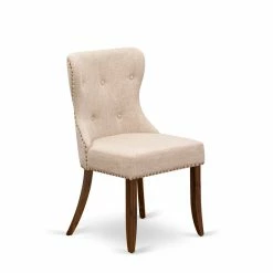 Brand new 🌟 East West Furniture Sion 36" Fabric Dining Chairs In Walnut/Beige (Set Of 2) 🥰 10 Brand new 🌟 East West Furniture Sion 36" Fabric Dining Chairs In Walnut/Beige (Set Of 2) 🥰 -Cheap Office Chairs Store 2352380 2 L