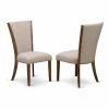 Brand new 🤩 East West Furniture Verona Fabric Dining Chairs In Walnut/Tan (Set Of 2) 🥰 -Cheap Office Chairs Store 2352387 L