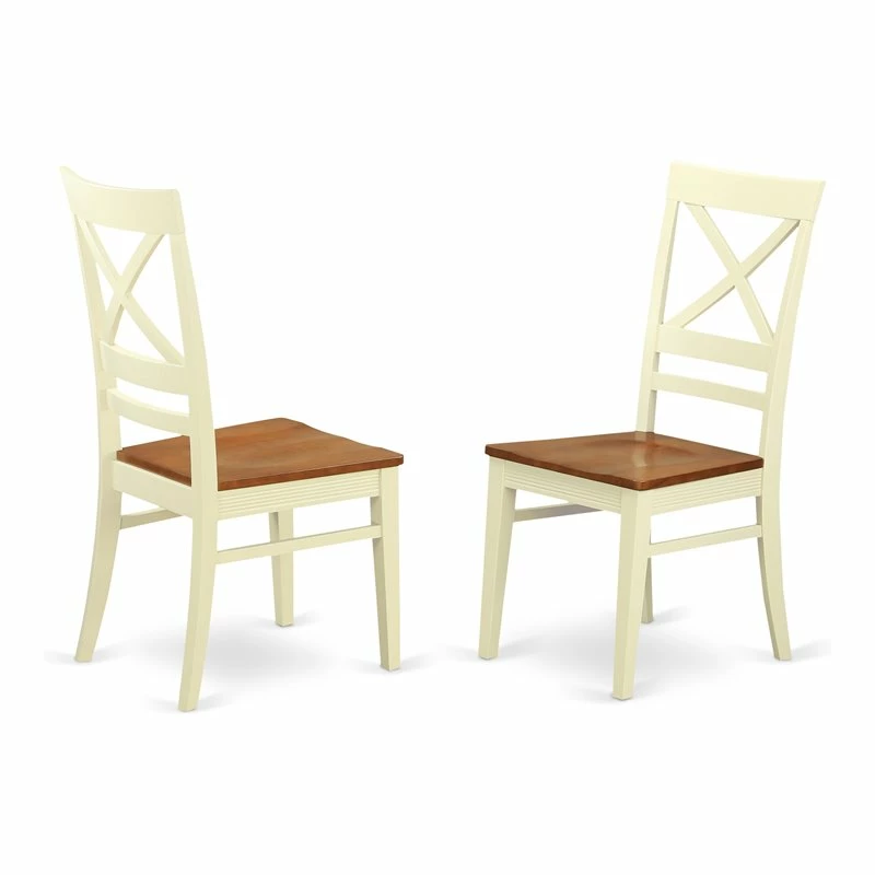 Brand new ๐ฅฐ East West Furniture Quincy 10" Wood Dining Chair In Cream/Cherry (Set Of 2) ๐งจ 3 Brand new ๐ฅฐ East West Furniture Quincy 10" Wood Dining Chair In Cream/Cherry (Set Of 2) ๐งจ