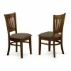 Hot Sale 😀 East West Furniture Vancouver 37" Fabric Dining Chairs In Espresso (Set Of 2) ⭐ -Cheap Office Chairs Store 2352394 L
