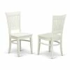 Brand new ❤️ East West Furniture Vancouver 12" Wood Dining Chairs In White (Set Of 2) 🧨 -Cheap Office Chairs Store 2352397 L