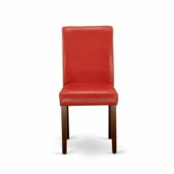 Cheapest 🎉 East West Furniture Abbott 35" Leather Dining Chairs In Mahogany/Red (Set Of 2) 😉 11 Cheapest 🎉 East West Furniture Abbott 35" Leather Dining Chairs In Mahogany/Red (Set Of 2) 😉 -Cheap Office Chairs Store 2352419 3 L