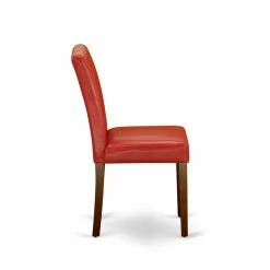 Cheapest 🎉 East West Furniture Abbott 35" Leather Dining Chairs In Mahogany/Red (Set Of 2) 😉 12 Cheapest 🎉 East West Furniture Abbott 35" Leather Dining Chairs In Mahogany/Red (Set Of 2) 😉 -Cheap Office Chairs Store 2352419 4 L