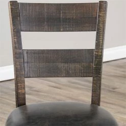 Top 10 ⭐ Sunny Designs Homestead 18" Ladderback Chair With Cushion Seat In Tobacco Leaf ❤️ -Cheap Office Chairs Store 2352887 4 L