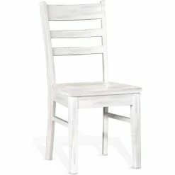 Best reviews of 😍 Sunny Designs Bayside 37" Coastal Wood Ladderback Chair In Marble White 🛒