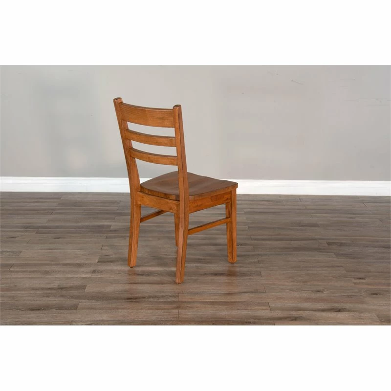 Cheapest ๐ Sunny Designs Sedona 37" Ladderback Chair With Wood Seat In Rustic Oak ๐ 6 Cheapest ๐ Sunny Designs Sedona 37" Ladderback Chair With Wood Seat In Rustic Oak ๐ - Image 4