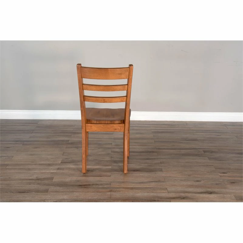 Cheapest ๐ Sunny Designs Sedona 37" Ladderback Chair With Wood Seat In Rustic Oak ๐ 7 Cheapest ๐ Sunny Designs Sedona 37" Ladderback Chair With Wood Seat In Rustic Oak ๐ - Image 5