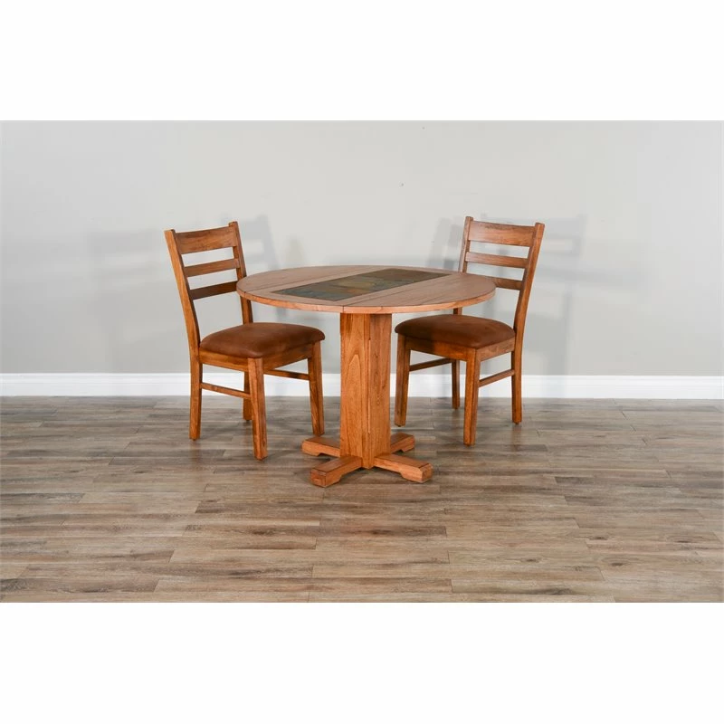 Budget 🛒 Sunny Designs Sedona 37" Ladderback Chair With Cushion Seat In Rustic Oak 🔥 4 Budget 🛒 Sunny Designs Sedona 37" Ladderback Chair With Cushion Seat In Rustic Oak 🔥 - Image 2