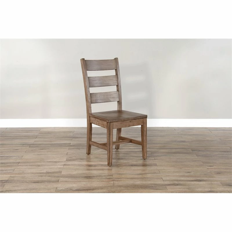 Top 10 💯 Sunny Designs Doe Valley 18" Transitional Wood Ladderback Chair In Taupe Brown ✨ 4 Top 10 💯 Sunny Designs Doe Valley 18" Transitional Wood Ladderback Chair In Taupe Brown ✨ - Image 2