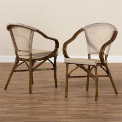 Best reviews of π Bowery Hill Dining Arm Chair In Beige (Set Of 2) π― 14 Best reviews of π Bowery Hill Dining Arm Chair In Beige (Set Of 2) π― -Cheap Office Chairs Store 2367471 4 L