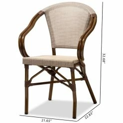 Best reviews of π Bowery Hill Dining Arm Chair In Beige (Set Of 2) π― 17 Best reviews of π Bowery Hill Dining Arm Chair In Beige (Set Of 2) π― -Cheap Office Chairs Store 2367471 7 L