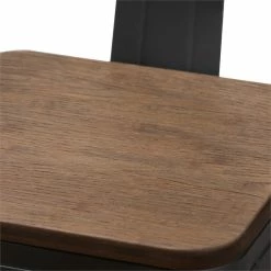 Brand new ✔️ Bowery Hill Steel Dining Arm Chair In Gunmetal (Set Of 2) 🎁 -Cheap Office Chairs Store 2367489 6 L