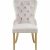 Cheapest 😉 Meridian Furniture Carmen Cream Velvet Dining Chairs (Set Of 2) 🤩 -Cheap Office Chairs Store 2370910 L
