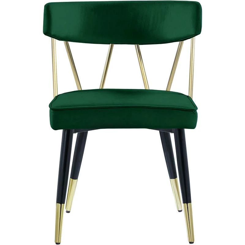 Best deal 🎉 Meridian Furniture Rheingold Green Velvet Dining Chair (Set Of 2) 🌟 4 Best deal 🎉 Meridian Furniture Rheingold Green Velvet Dining Chair (Set Of 2) 🌟 - Image 2