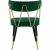 Best deal 🎉 Meridian Furniture Rheingold Green Velvet Dining Chair (Set Of 2) 🌟