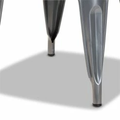 Buy 🌟 Baxton Studio Ryland Grey Finished Metal Dining Chair (Set Of 4) ⌛ -Cheap Office Chairs Store 2383480 4 L