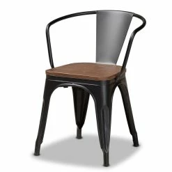 Cheapest 👏 Baxton Studio Ryland Black And Brown Finished Wood Dining Chair (Set Of 4) 🎁 -Cheap Office Chairs Store 2383482 1 L
