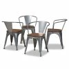Hot Sale 🎁 Baxton Studio Ryland Grey And Brown Finished Wood Dining Chair (Set Of 4) 😍 -Cheap Office Chairs Store 2383483 4 L