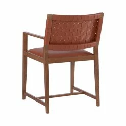 Buy ๐ฏ Linon Hutton Solid Wood And Leather Arm Chair In Brown ๐ 13 Buy ๐ฏ Linon Hutton Solid Wood And Leather Arm Chair In Brown ๐ -Cheap Office Chairs Store 2391562 10 L