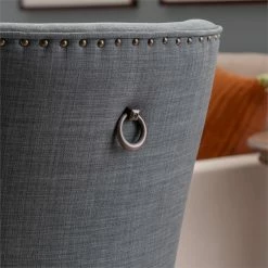 Hot Sale 🎉 Linon Hale Wood Dining Chairs Set Of Two In Natural And Gray 🎉 -Cheap Office Chairs Store 2391570 28 L