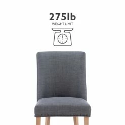 Hot Sale 🎉 Linon Hale Wood Dining Chairs Set Of Two In Natural And Gray 🎉 -Cheap Office Chairs Store 2391570 33 L